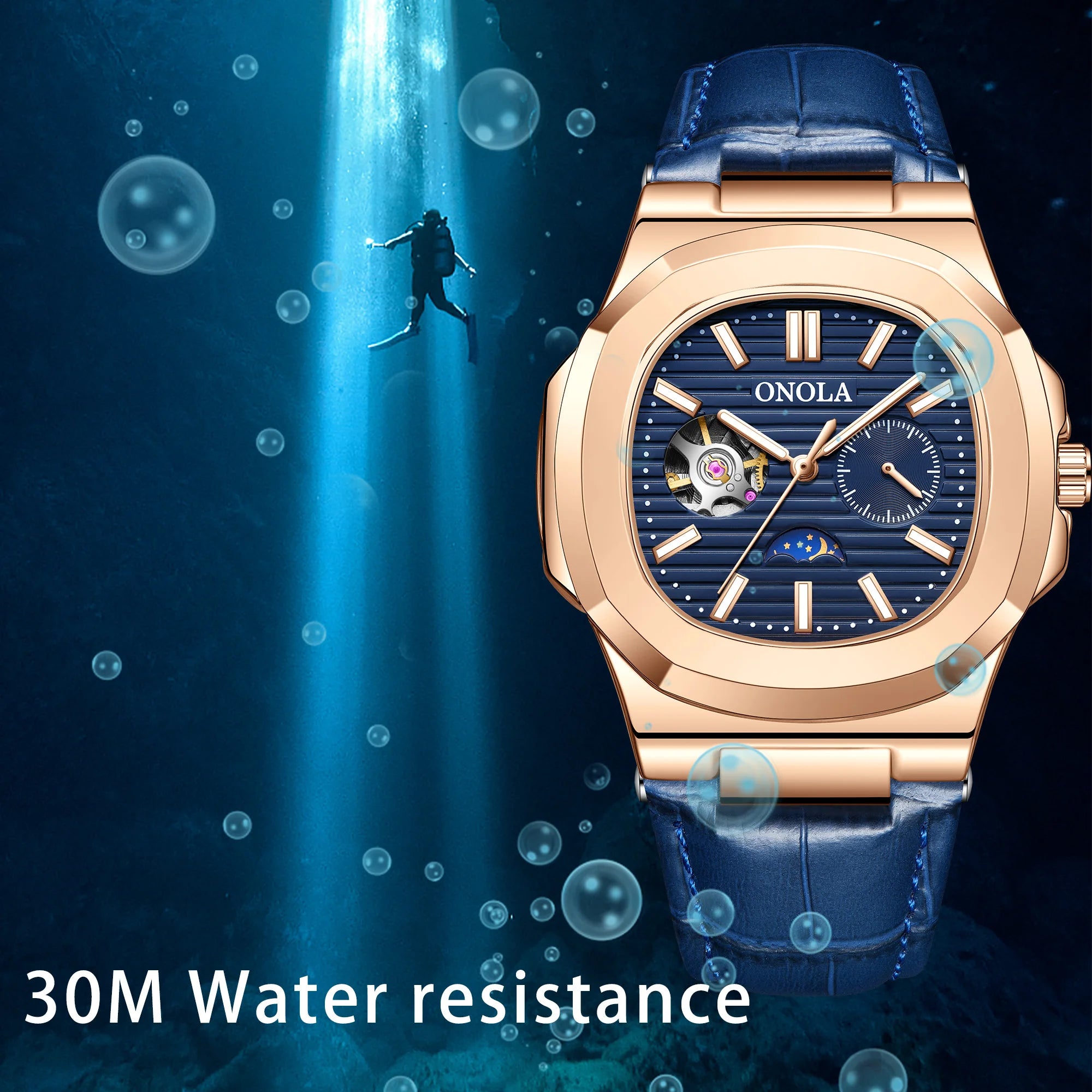 ONOLA 3855 Machinery Watches for Men Wholesale Business Luxury Watches for Men Casual Watch for Men