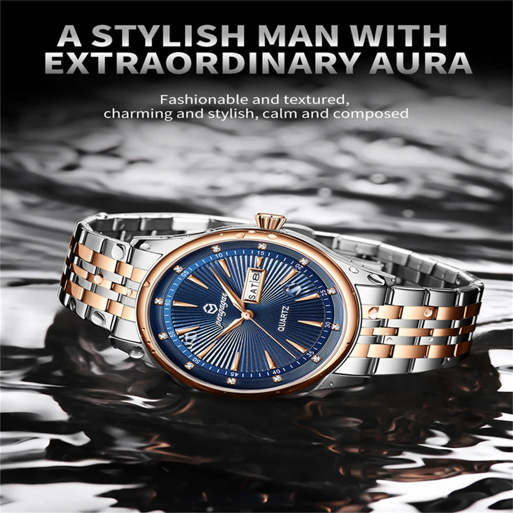PENGAGAR Top Brand Luxury Fashion Diver Watch Men 30ATM Waterproof Date Clock Sport Watches Mens Quartz Wristwatch Relogio