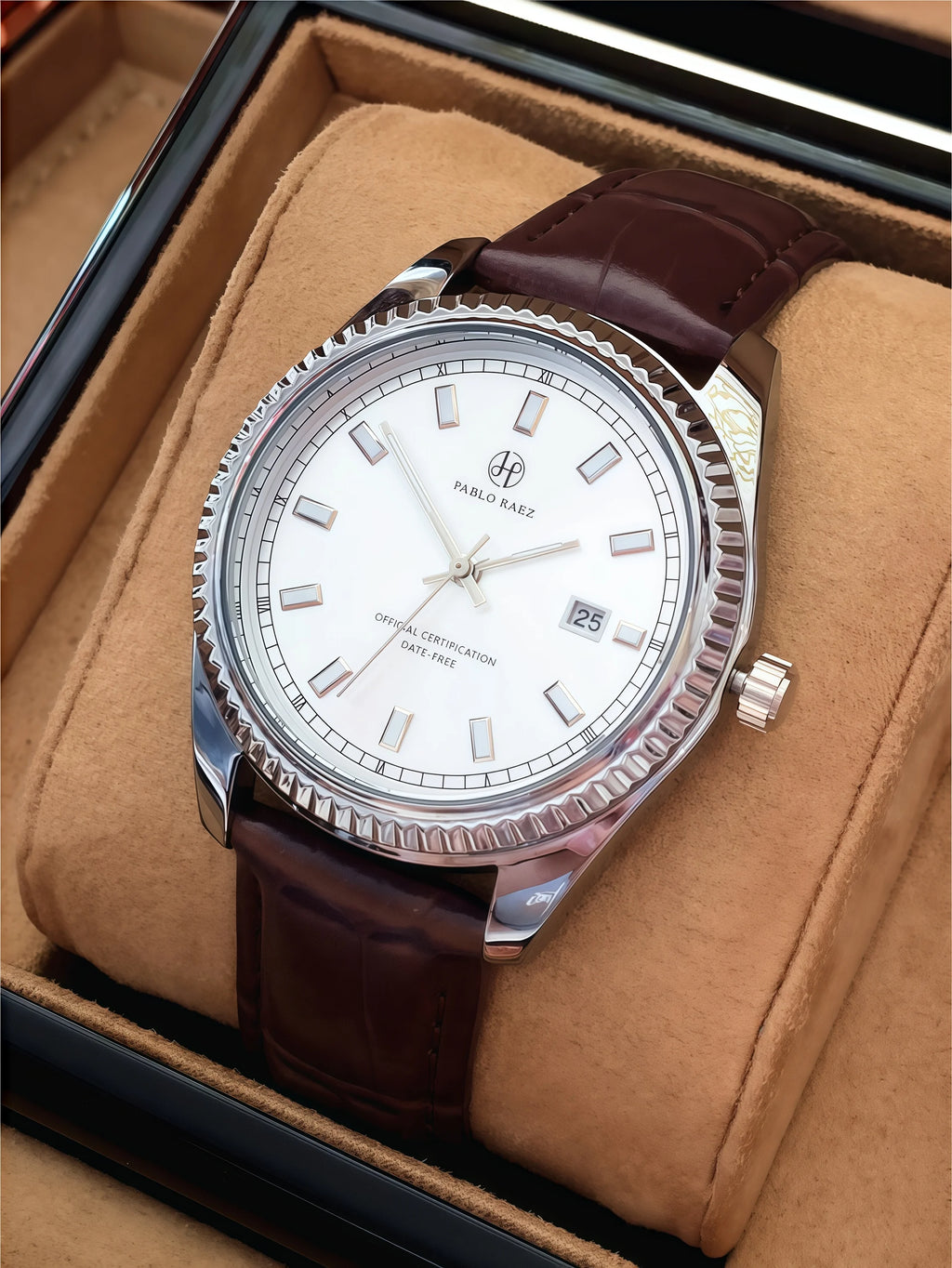 POEDAGAR Actual Photo Brand Top Luxury Man Watch Date Waterproof Luminous Leather Watches For Men High Quality Quartz Wristwatch