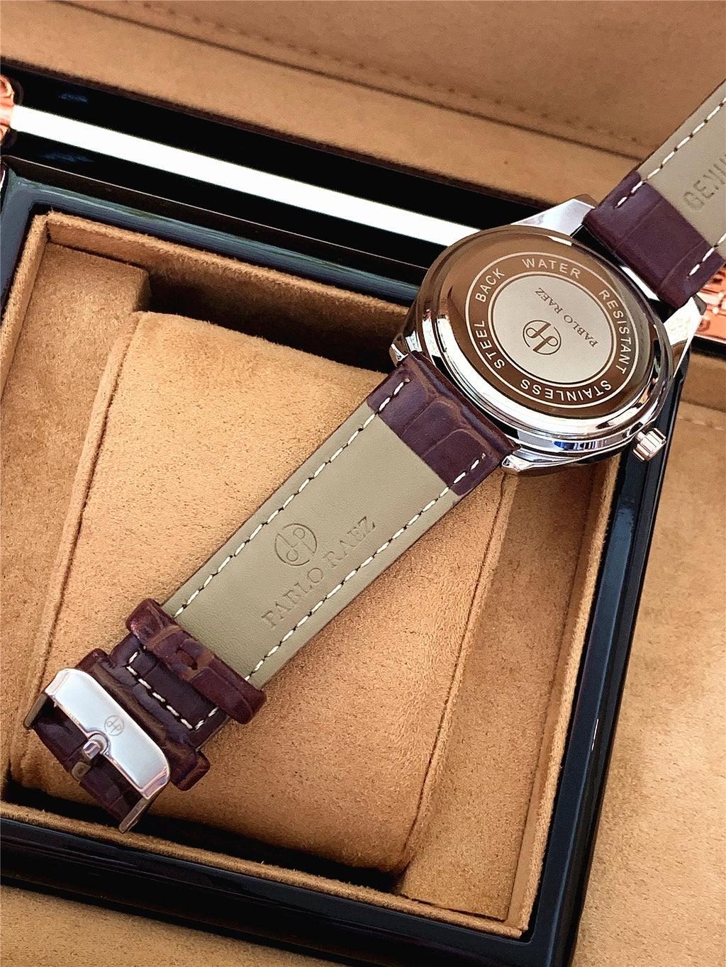 POEDAGAR Actual Photo Brand Top Luxury Man Watch Date Waterproof Luminous Leather Watches For Men High Quality Quartz Wristwatch